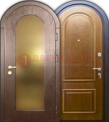 Металлическая арочная дверь ДА-12 в банк в Ивантеевке