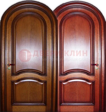 Входная арочная дверь МДФ внутри ДА-5 для сельского дома в Ивантеевке