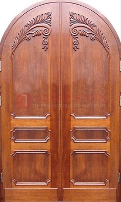 Металлическая арочная дверь ДА-9 в салон красоты в Воронеже