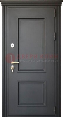 Чёрная дверь с МДФ ДМ-520 в Ивантеевке