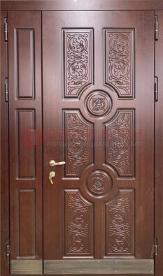 Парадная металлическая дверь с узором ДПР-74 в Ивантеевке