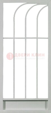 Современная железная решетчатая дверь ДР-39 в Ивантеевке