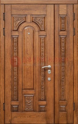Полуторная железная дверь винорит для дома ДВТ-252 в Ивантеевке
