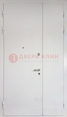 Современная полуторная стальная дверь с МДФ панелью ПЛ-25 в Ивантеевке